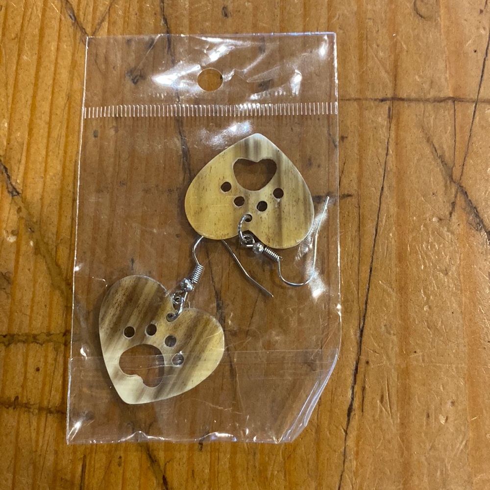 NWT dog earrings TWO PAIRS from NYC artist